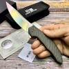 Нож складной WeKnife WE22008A-3 Merata, CPM-20CV Blade,  Flame Titanium Handle