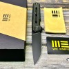 Нож складной WeKnife WE22026-1 Navo, Black Blade, Black Micarta Handle