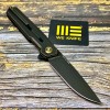 Нож складной WeKnife WE22026-3 Nano, Black Blade, Black and Bronze Titanium Handle