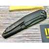 Нож складной WeKnife WE22033-1 Cybernetiс, Black Stonewashed CPM 20CV Blade, Black Titanium Handle