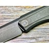 Нож складной WeKnife WE22033-1 Cybernetiс, Black Stonewashed CPM 20CV Blade, Black Titanium Handle