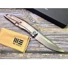 Нож складной WeKnife WE22033-2 Cybernetic, Bead Blasted CPM 20CV Blade, Titanium Handle