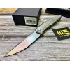 Нож складной WeKnife WE22033-2 Cybernetic, Bead Blasted CPM 20CV Blade, Titanium Handle