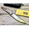 Нож складной WeKnife WE22033-2 Cybernetic, Bead Blasted CPM 20CV Blade, Titanium Handle