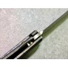 Нож складной WeKnife WE22033-3 Cybernetic, Bead Blasted CPM 20CV Blade, Tiger Stripe Pattern Flamed Titanium Handle