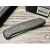 Нож складной WeKnife WE22035-1 Shadowfire, Black Brushed CPM 20CV Blade, Black Titanium Handle