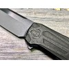 Нож складной WeKnife WE22035-1 Shadowfire, Black Brushed CPM 20CV Blade, Black Titanium Handle