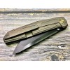 Нож складной WeKnife WE22035-3 Shadowfire, Black Brushed CPM 20CV Blade, Bronze Titanium Handle