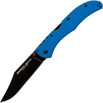 Нож складной Cold Steel Broken Skull 1, S35 Blade, Blue Handle