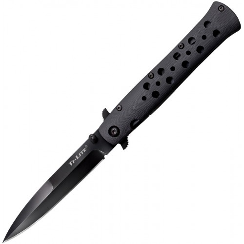 Нож складной Cold Steel Ti Lite 4, CTS-XHP Black Blade, G-10 Handle