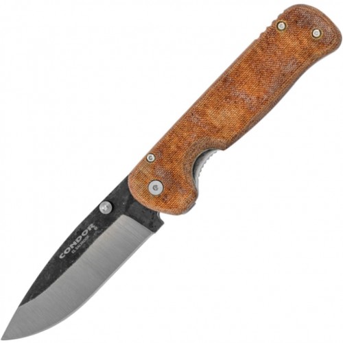 Нож складной Condor Krakatoa, Desert Tan Micarta Handle
