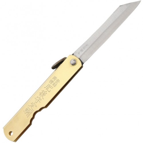 Нож складной Higonokami HIGO10, Brass Handle