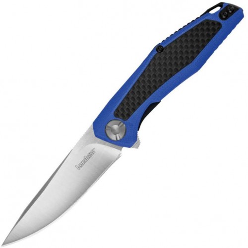 Нож складной Kershaw Atmos, Blue Carbon / G10 Handle
