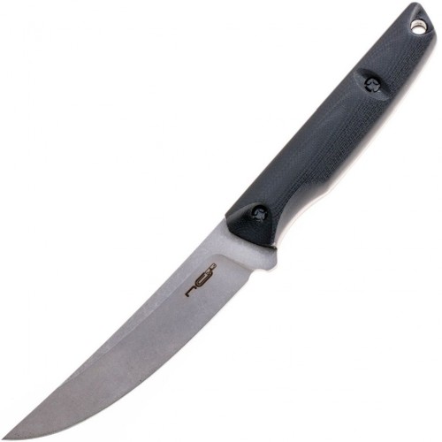Нож N.C. Custom Scar, StoneWash Blade, Black Handle
