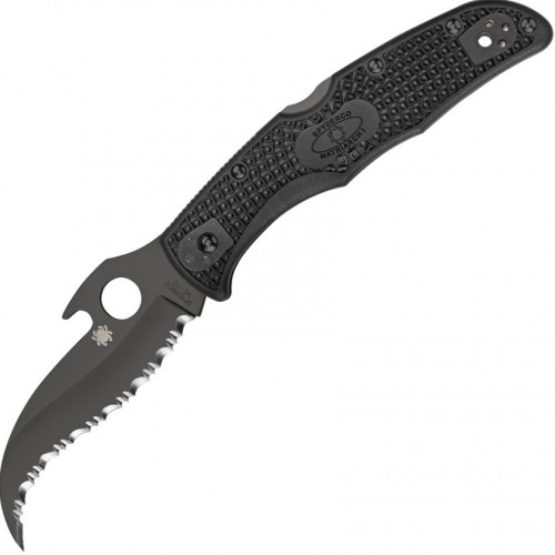 Нож складной Spyderco Matriarch 2, Emerson Opener, Black Blade