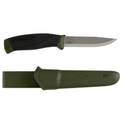 Нож Morakniv Companion MG (C), углеродистая сталь, цвет хаки