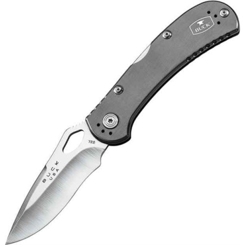 Нож складной Buck SpitFire, Grey Aluminum Handle