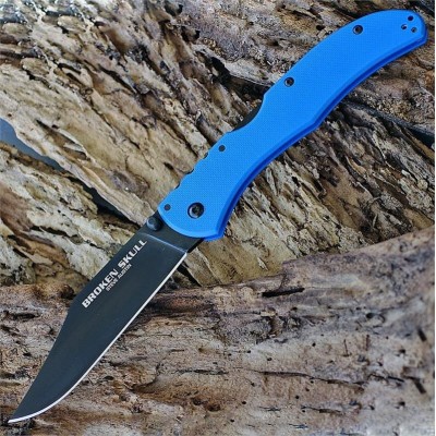 Нож складной Cold Steel Broken Skull IV, CTS XHP Blade, Blue G10 Handle