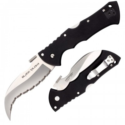 Нож складной Cold Steel Black Talon II, CTS-XHP Serrated Blade