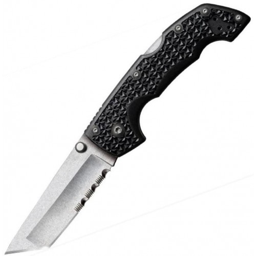 Нож складной Cold Steel Voyager Medium, Tanto Serrated Blade