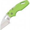 Нож складной Cold Steel Mini Tuff Lite, Plain Edge, Lime Green Handle