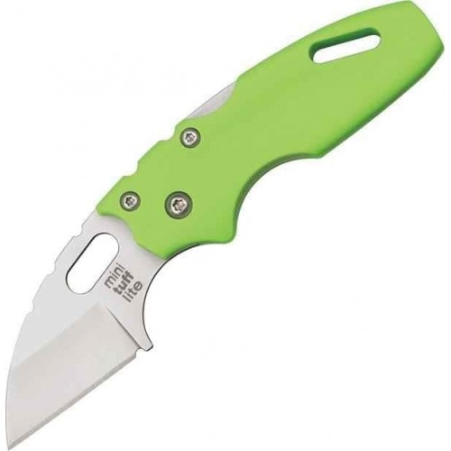 Нож складной Cold Steel Mini Tuff Lite, Plain Edge, Lime Green Handle