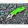 Нож складной Cold Steel Mini Tuff Lite, Plain Edge, Lime Green Handle