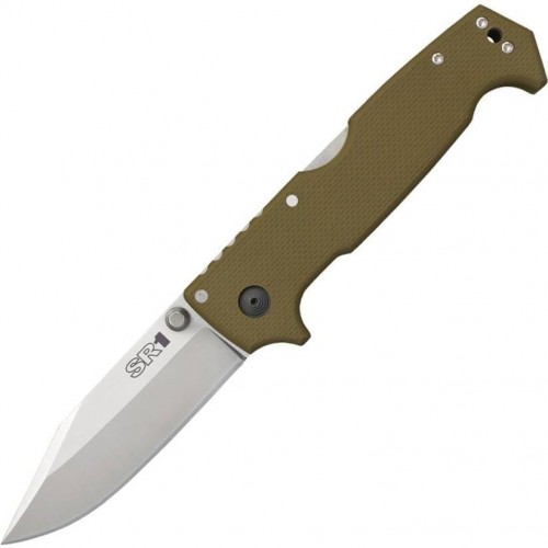 Нож складной Cold Steel SR1, S35VN Blade, OD Green G10 Handles