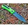 Нож складной Ka-Bar Dozier Folding Hunter, Black Blade, Zombie Green Handle
