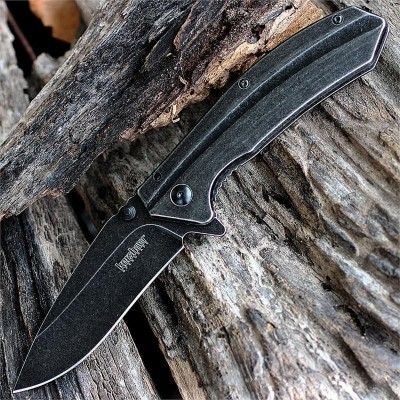 Нож складной Kershaw Filter, 1306BW, 3.25 in. Blackwashed Blade, Spring Assisted Framelock