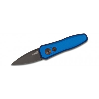 Нож складной Kershaw Launch 4, Black DLC Blade, Blue Aluminum Handle