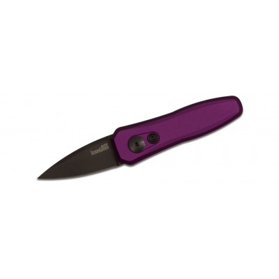 Нож складной Kershaw Launch 4, Black DLC Blade, Purple Aluminum Handle