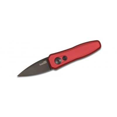 Нож складной Kershaw Launch 4, Black DLC Blade, Red Aluminum Handle