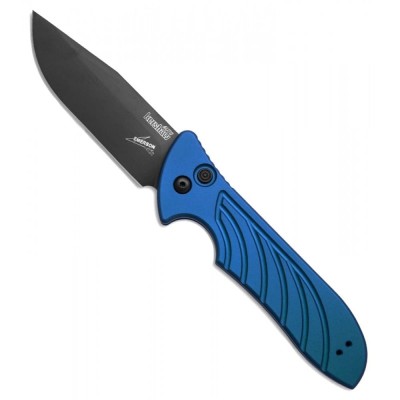 Нож складной Kershaw Launch 5, DLC Blade, Blue Aluminum Handle
