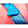 Нож складной Kershaw Link, BlackWash Blade, Blue Aluminum Handle
