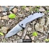 Нож складной Kershaw Link, Damascus Blade, Gray Aluminum Handles
