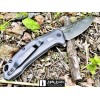 Нож складной Kershaw Link, Damascus Blade, Gray Aluminum Handles