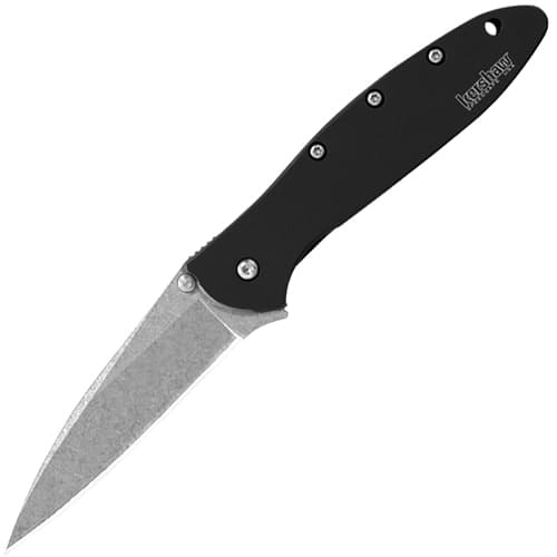 Нож складной Kershaw Leek, Stonewashed Blade