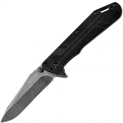 Нож складной Kershaw Thermit, BlackWash Blade, Clamp Pack