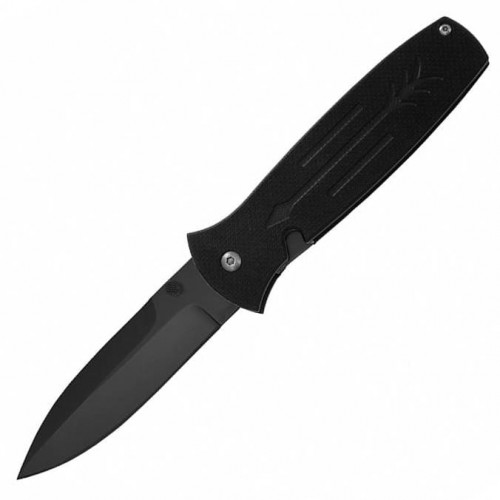 Нож складной Ontario Bob Dozier Arrow, BlackWashed D2 Blade