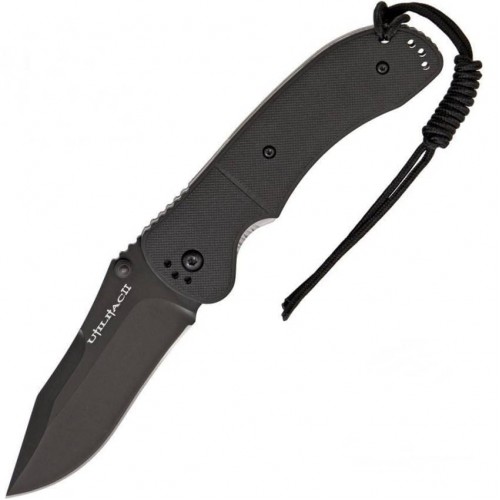 Нож складной Ontario Joe Pardue Utilitac II, Black Blade