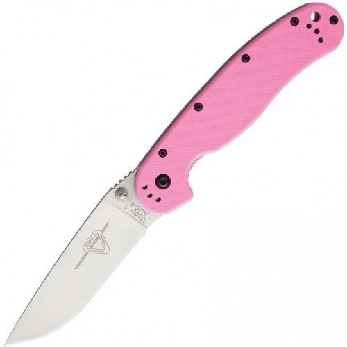Нож складной Ontario Rat I Folder Pink