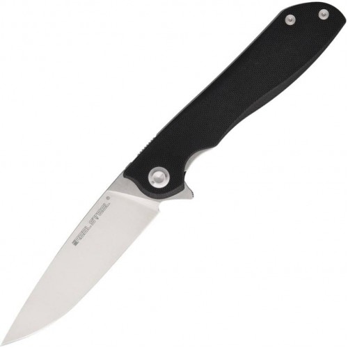 Нож складной RealSteel E801 Megalodon, Black G10 Handles