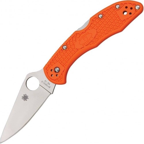 Нож складной Spyderco SC11FPOR Delica 4, Orange FRN Handles