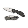 Нож складной Spyderco Domino CTS XHP Steel, Titanium & Carbon Fiber Handle