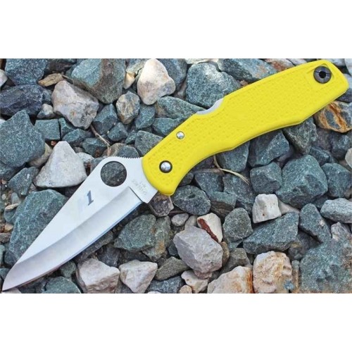 Нож складной Spyderco Pacific Salt, Yellow FRN