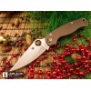 Нож складной Spyderco Para-Military 2, S35 Blade, Dark Earth Brown Handle