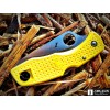 Нож складной Spyderco Salt 1, Yellow Handle