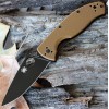 Нож складной Spyderco Tenacious, Black Blade, Brown G-10 Handle