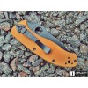Нож складной Spyderco Tenacious, Black Blade, Brown G-10 Handle